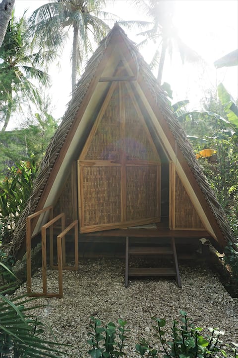 Unique teepee huts on a nature island lodge (1)