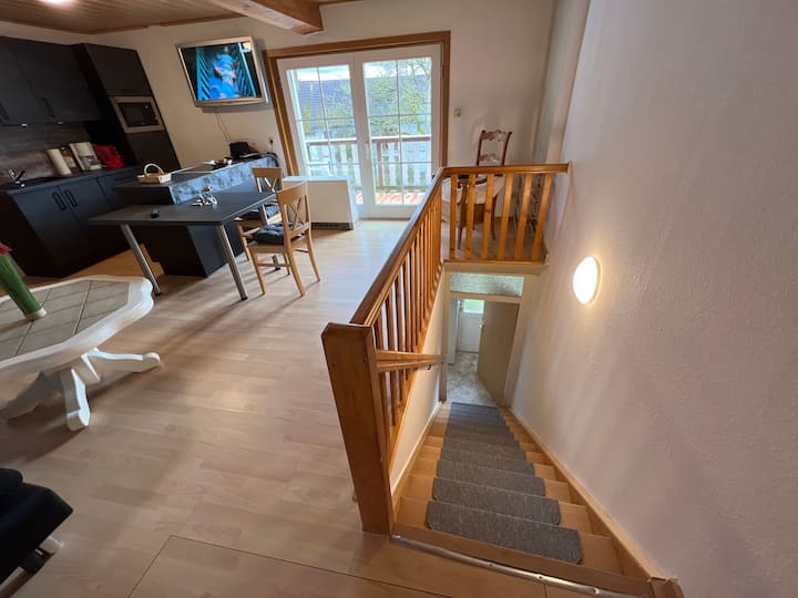 درج إلى الشقة.