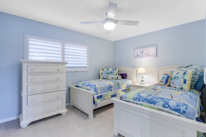 spálňa pre hostí - dve dvojčatá