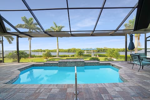 Jaw-Dropping Waterfront Sunset Views and Gameroom!