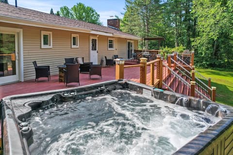 "The Stream House" Saratoga home on 4+ acres