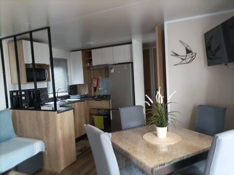 Fully equipped mobile home camping 4 * Canet Plage