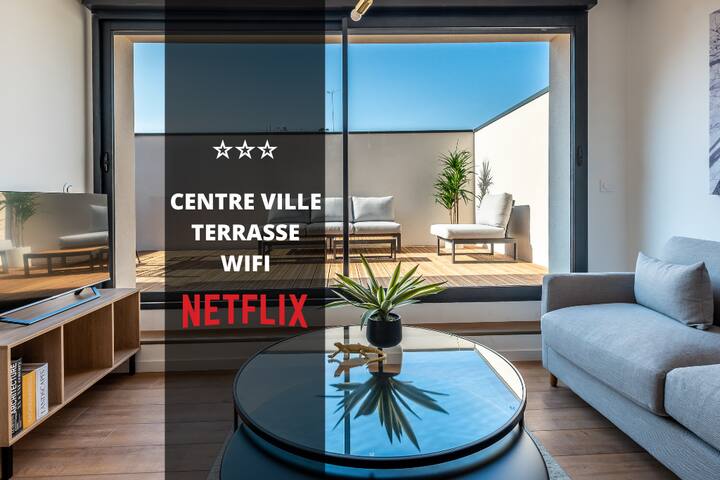 **** DOWNTOWN ROOFTOP **** TERRASSE & HYPER CENTRE