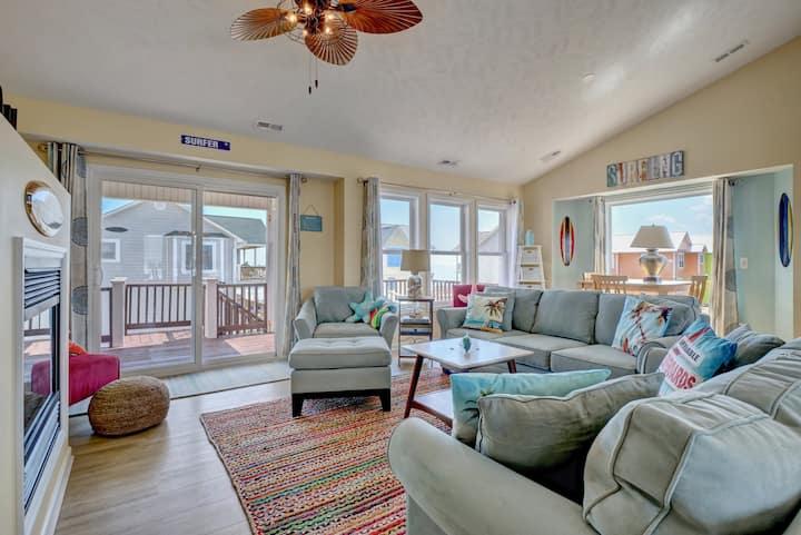 Nss Beach House! Family & Dog Friendly Oasis - Surf City, NC