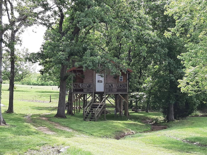 Cabane dans les arbres rustique Elegance Treehouse, Stockton Lake, Missouri - Cabanes dans les 
