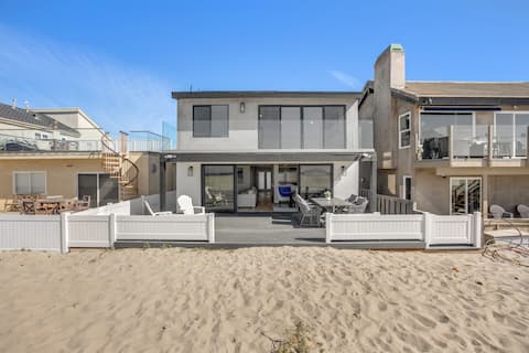 BEACH FRONT 4 bedroom beautifully remodeled home!!