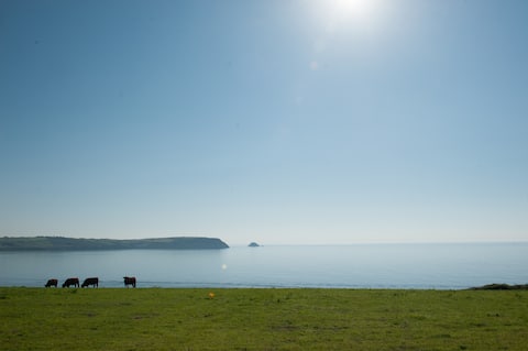 Stunning 2 bed cottage with sea views near beach
