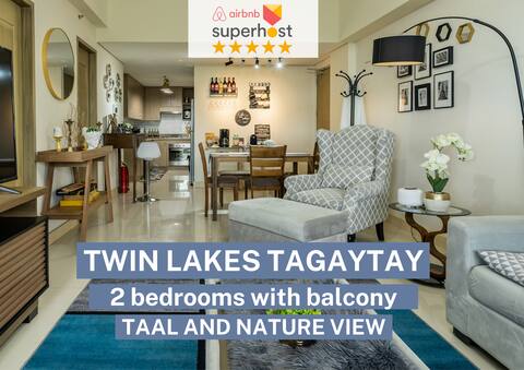 Twin Lakes Tagaytay Elegant 2-BR with Taal View