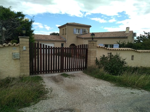 Family villa: at Alain and Anne's