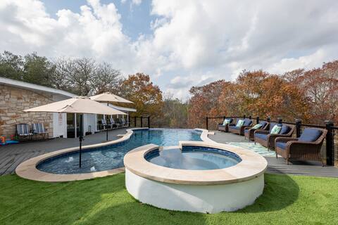 Your OASIS Nestled IN Wooded River Views, POOL!