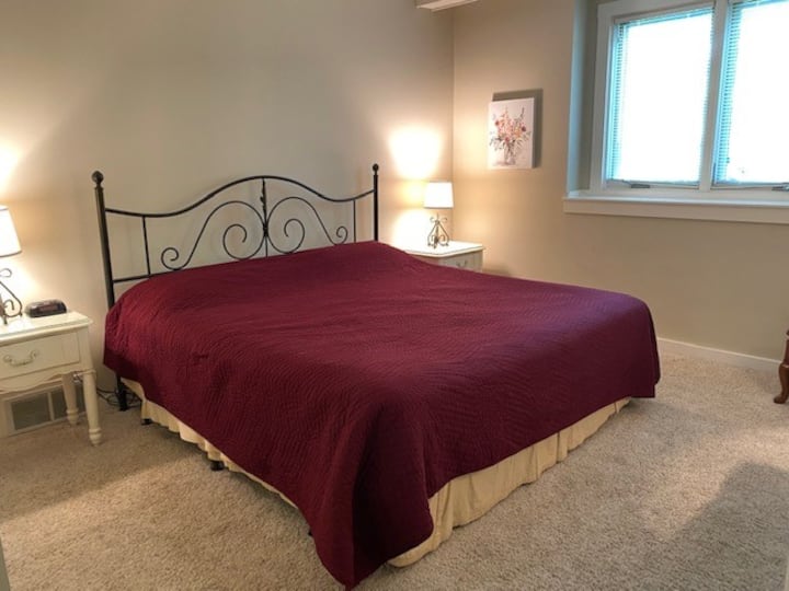 Suite king size au sous-sol