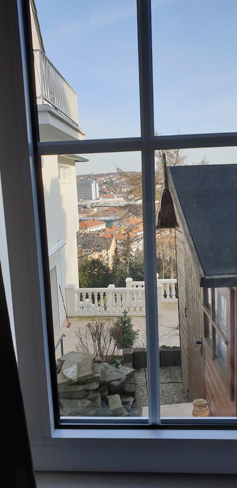 Seperate guest apartment above the rooftops of Hagen