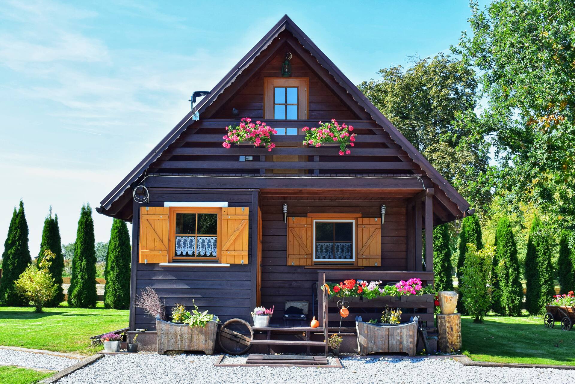 Forest Corner Uroczysko Alpine House with a hot tub