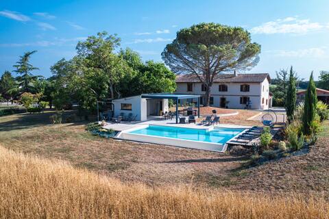 Le Domaine des Fargues - Pool and pool-house