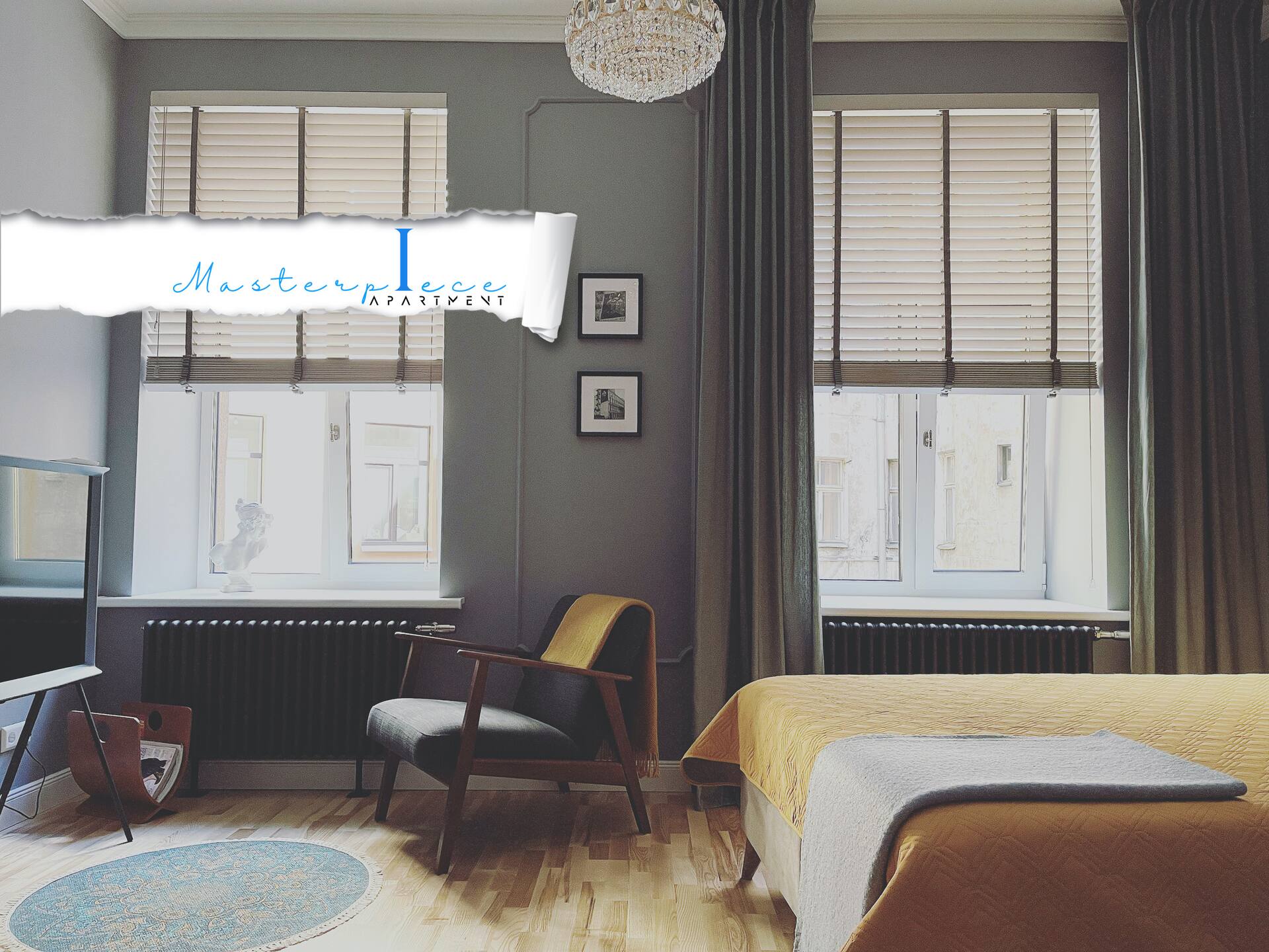 A cozy designer apartment in a classic style