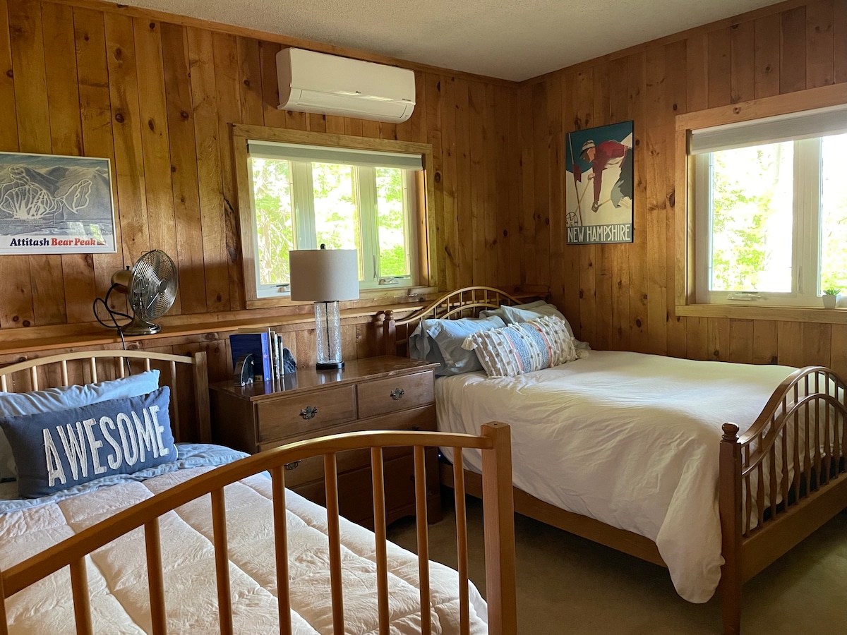 Klimatizácia, spálňa s 2 oddelenými posteľami na nižšom poschodí