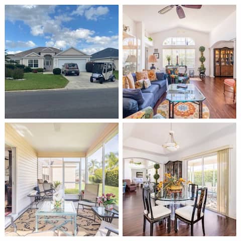 FREE Golf Cart + Fabulous Location + Classy Decor!