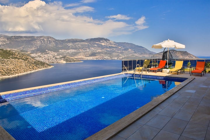 Villa Fernaz, Infınıty Pool, Panaromic Sea View - Kalkan