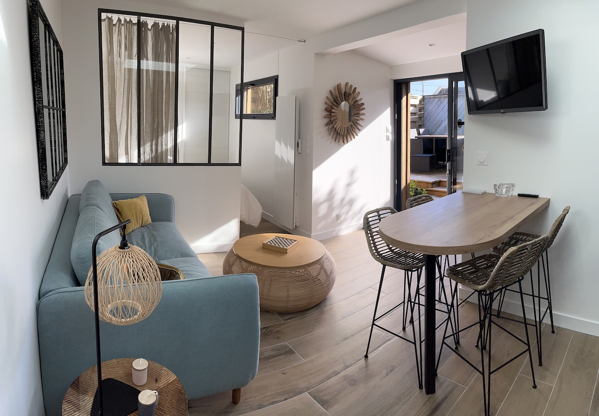 Top Airbnb: LE CABANON Lodge, direct beach access 🏖 in Piriac Sur Mer
