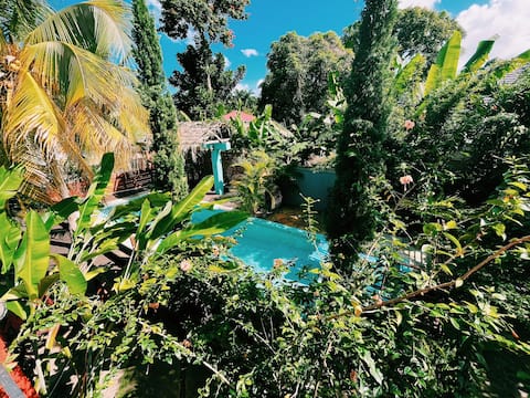 Secluded retreat for two in White River, Ocho Rios