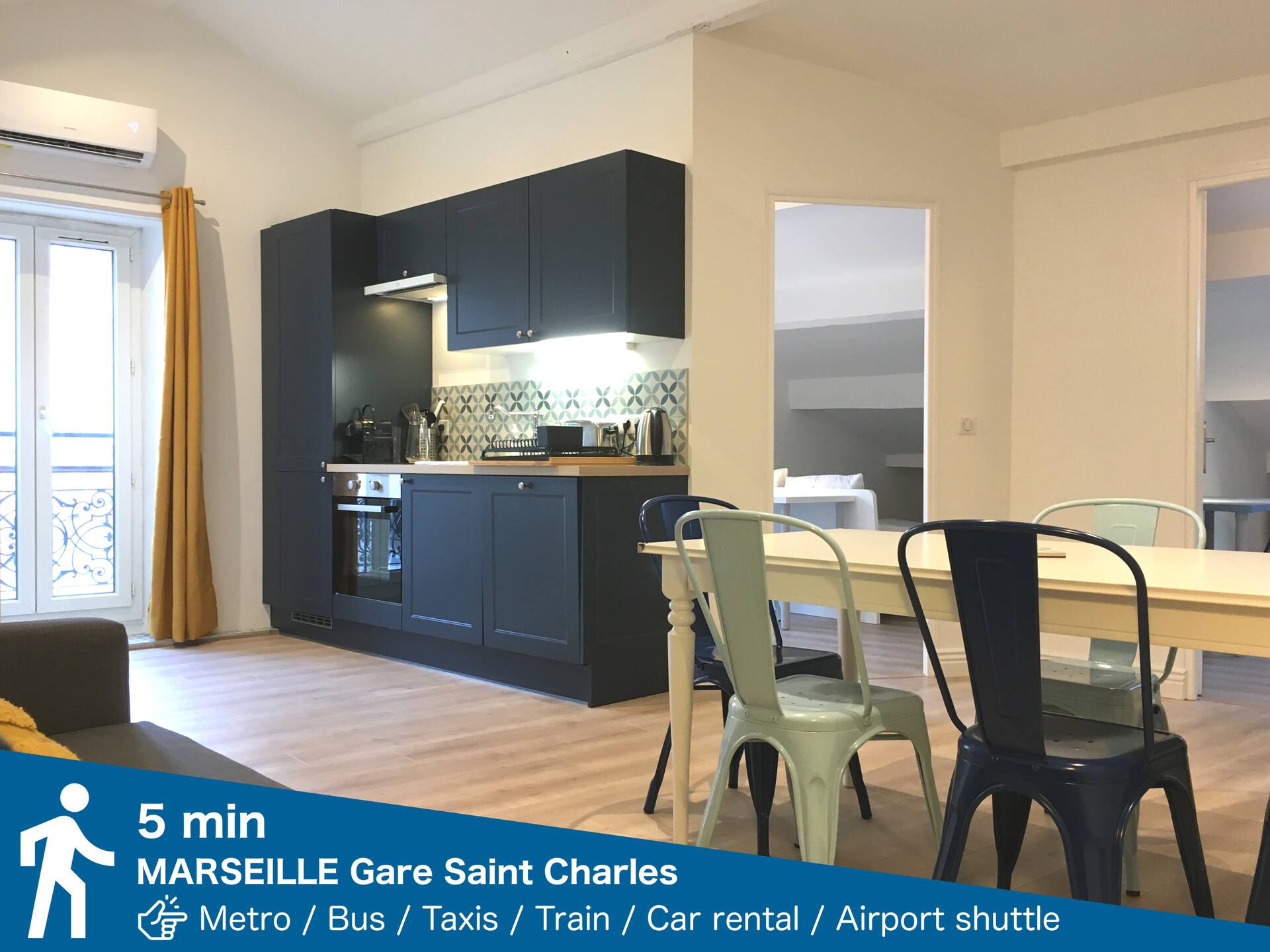 ★★ Gorgeous ★★ 5min metro, train, plane shuttle!
