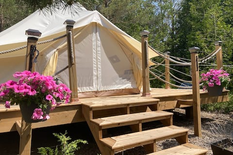 Private Yurt, in Forest