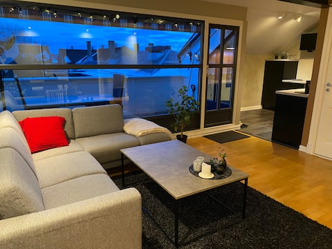 Successful Airbnb property: Beautiful apartment in the heart of Hamar in Hamar