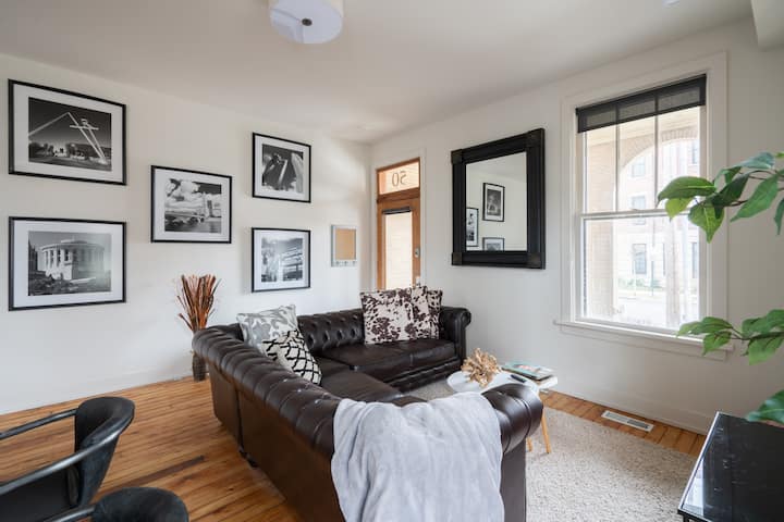 Boutique Luxury Brownstone Short North Townhouses for Rent in