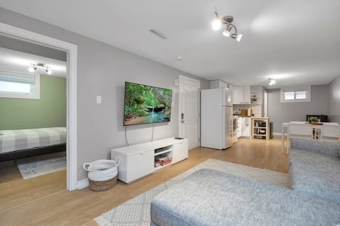 Top Airbnb: Basement suite with a great location in Allendale
