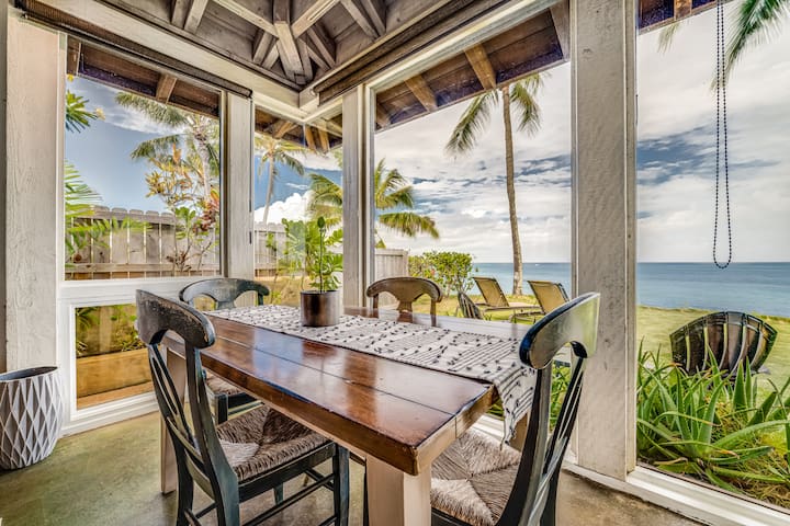 Lani Paradise Oceanfront Cottage