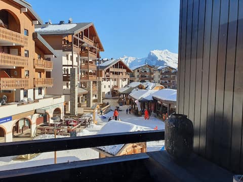 Successful Airbnb property: Apartment at the foot of the slopes, 2 people in Morillon
