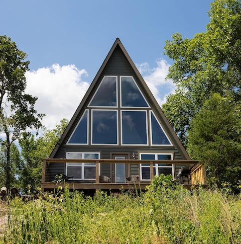 Bear Cave Modern A-Frame | Panoramic Views