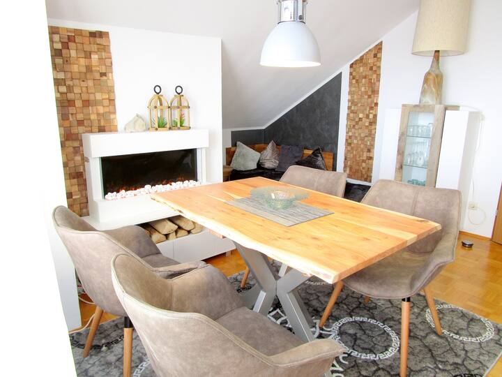 cozy 70 sqm living + working in a 3-city corner