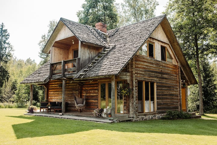 Cosy holiday house in forest