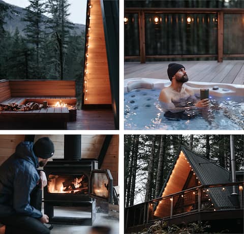 The Shady Frame - Mt. Rainier