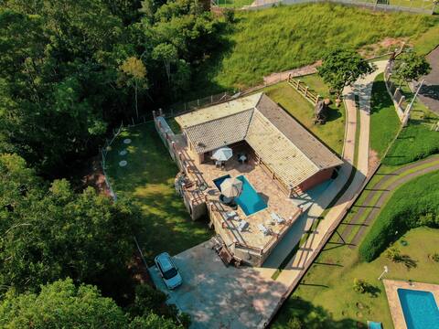 Casa rural con piscina climatizada en fraccionamiento privado