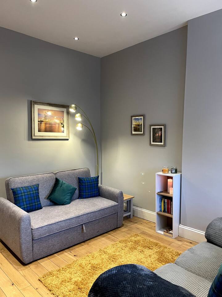 The cosy lounge has two sofas - plenty of room for everyone!