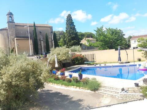 Lovely renovated old mill with a pool