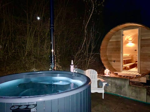Idylle Seepark - House with pool and barrel sauna