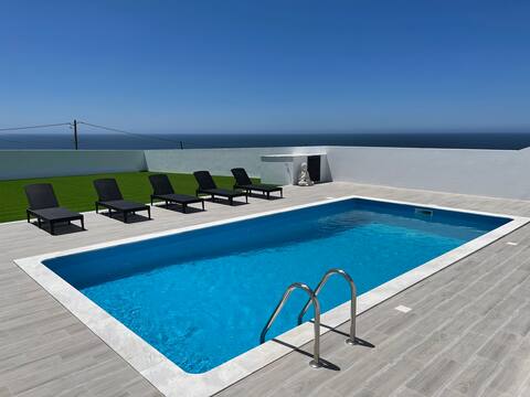 Lotus Peralta Beach Villa ★ Private Pool Sea View
