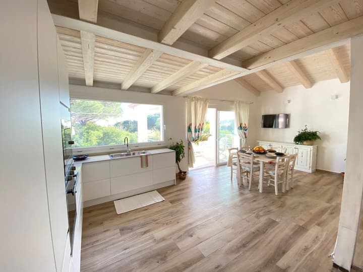 Charming villa overlooking La Caletta harbor