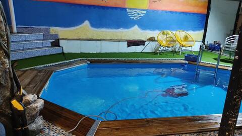 Pleasant villa equipped with swimming pool and barbecue