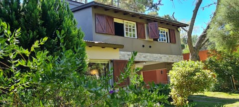 House in the woods a few blocks from the beach.