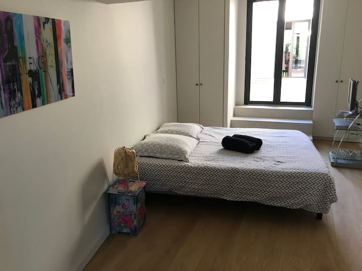 La habitación de invitados independiente