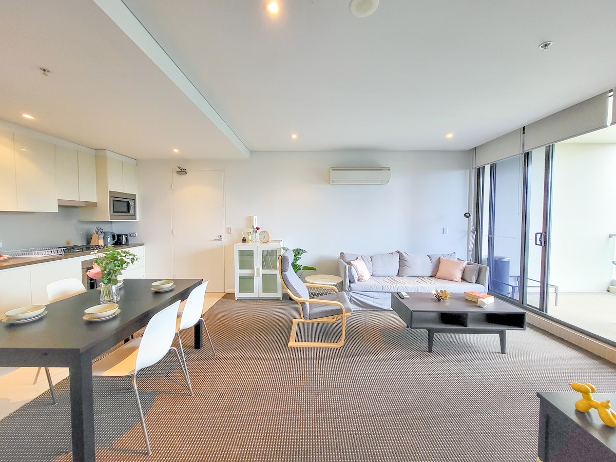 Propiedad de Airbnb exitosa: Spacious Relaxing Living Space with Gym & Pool en Zetland