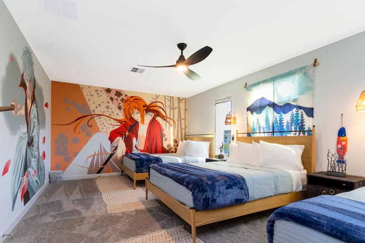 غرفة إتسوكو، 3 أسرّة بحجم كوين