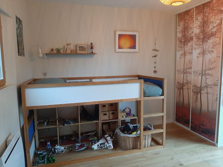 Dhoma e gjumit 3, krevat tek, 90 cm