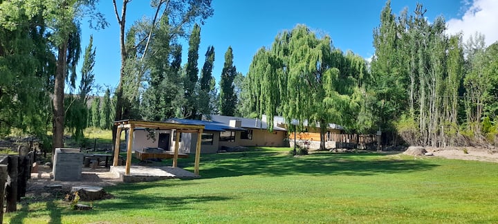 Ranch house in Potrerillos mountains.