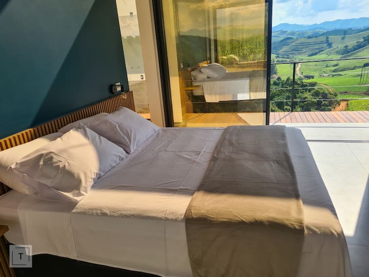 Front view of the suite