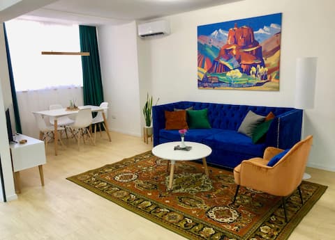 Modern and sunny apartment in the heart of Yerevan